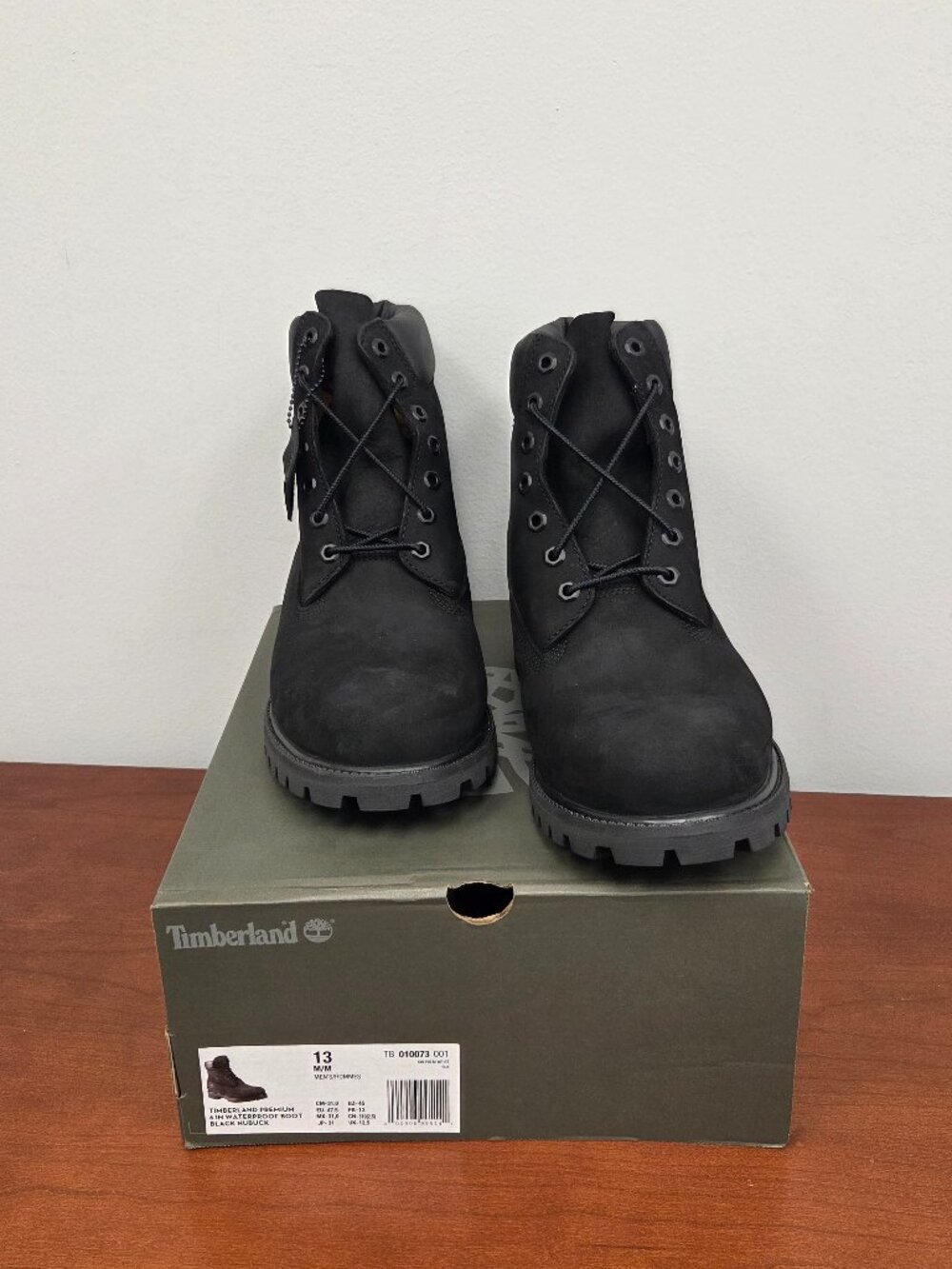 Timberland Premium 6" Waterproof Boot - Black Men's Size 13 New in Box